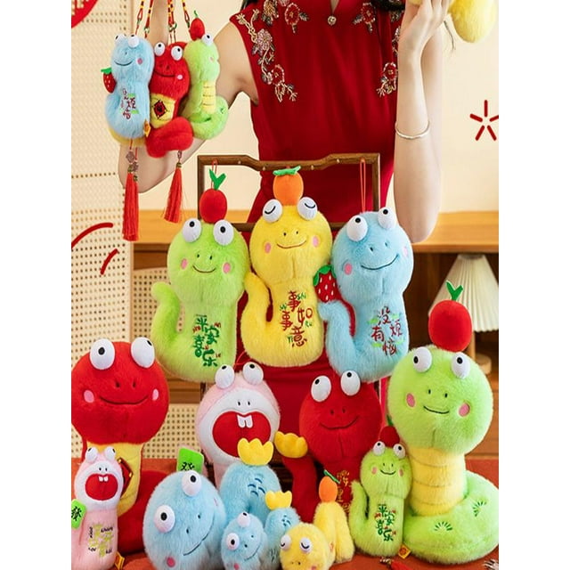Most Popular Snake Plush 2025 Spring Festival Decorations Chinese Lunar