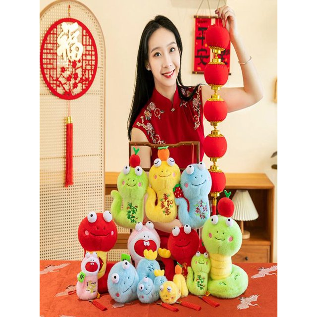 Most Popular Snake Plush 2025 Spring Festival Decorations Chinese Lunar