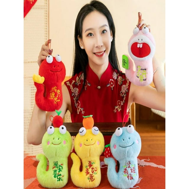 Most Popular Snake Plush 2025 Spring Festival Decorations Chinese Lunar