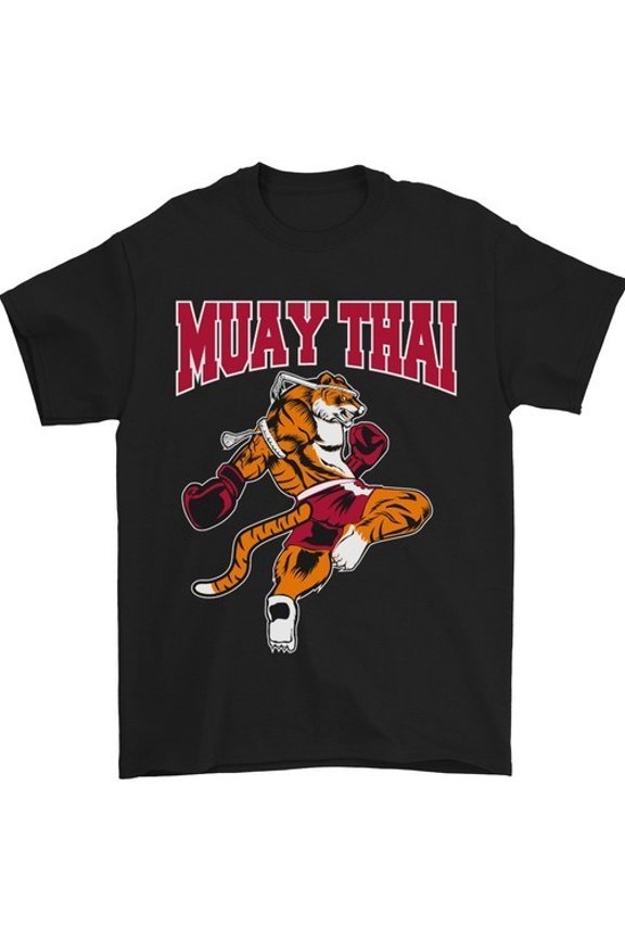 Most Popular Tiger Martial Arts Inspired Fighting Design Graphic Shirt S-3XL