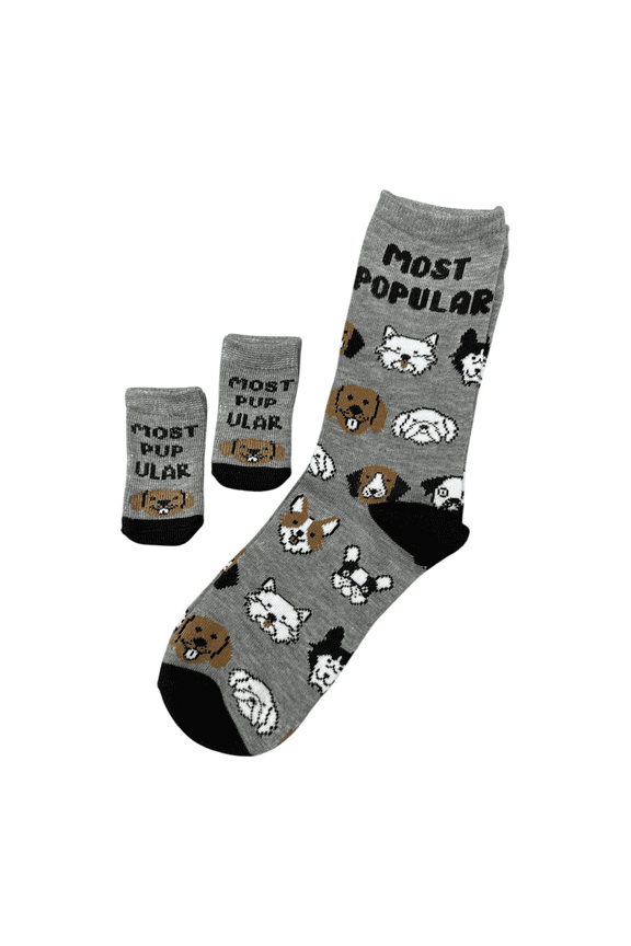 Most Pup-ular Matching Socks Fun Gift Set for Dog Lovers