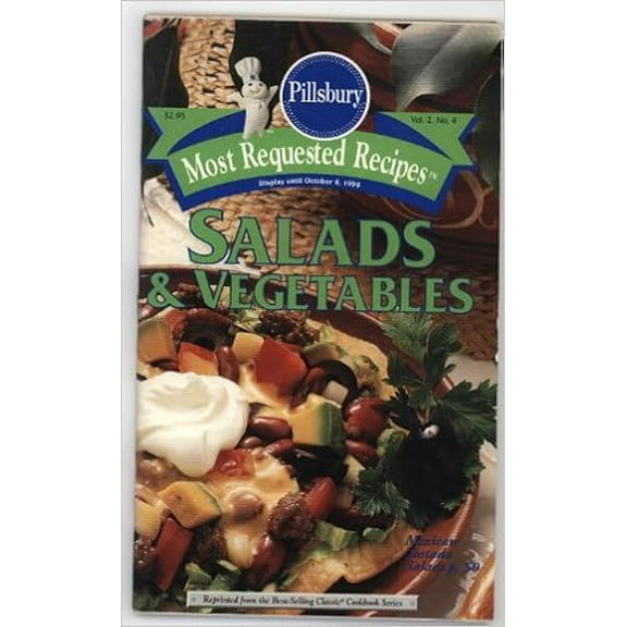 Most Requested Recipes: Salads & Vegetables #4 (Pillsbury) (Cookbook Paperback)