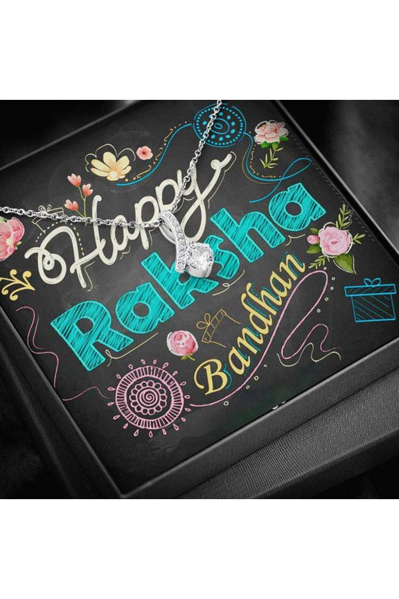 Most Special RakshabandhanFor Sister - Necklace, White Alluring Necklace