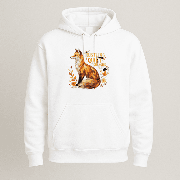 Most Unique Fox Whimsical Creative Artistic Cute Cartoon Style Hoodie Shirt up to size 5XL