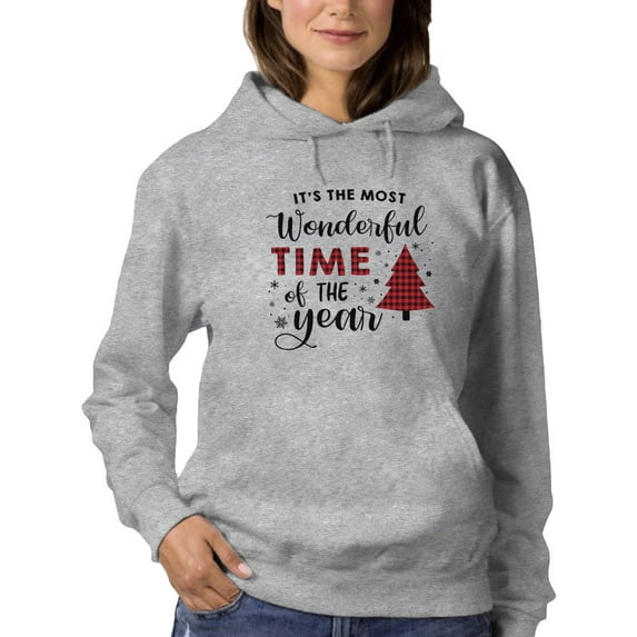 Most Wonderful Time Hoodie Women -GoatDeals Designs, Female XX-Large