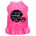 thumbnail image 1 of Pet Dog  Cat Dress Screen Printed, "Most Wonderful Time of the Year (Football)", 1 of 10