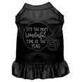 thumbnail image 1 of Most Wonderful Time of the Year (Football) Screen Print Dog Dress, 1 of 3