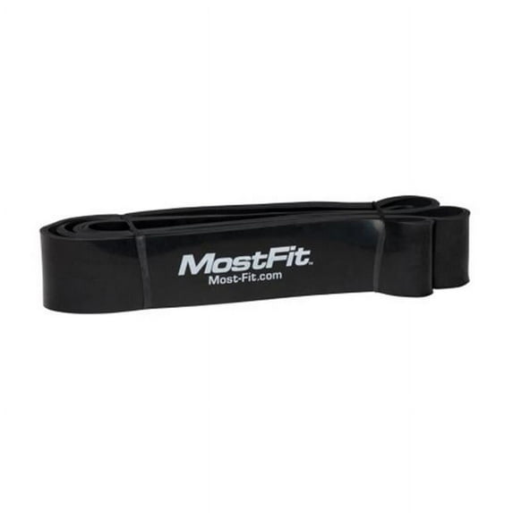 MostFit RBL1 Resistance Band, Black - Heavy