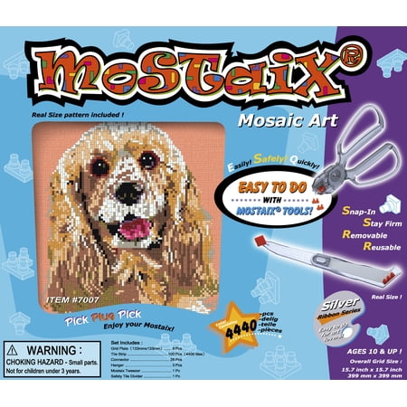 Mostaix® Silver Series Block Tile Puzzle - Dog (4400 Pieces)