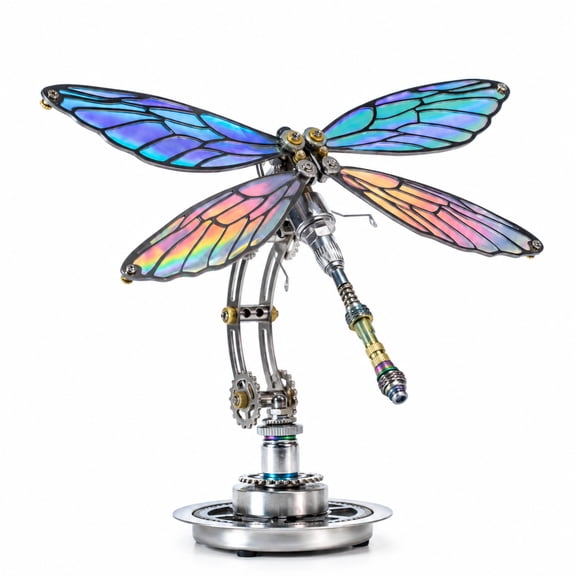 Mostarle Cyberpunk Dragonfly 3D Metal Puzzle, DIY Mechanical Model Building Kit, Gift for Teens & Adults, Ages 14+