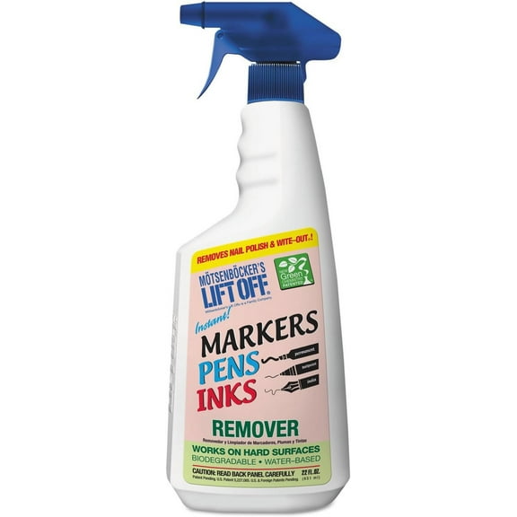 Motsenbocker's Lift Off Instant Marker Pen Ink Remover Spray - Laundry Stain Remover - 22 Fl Oz