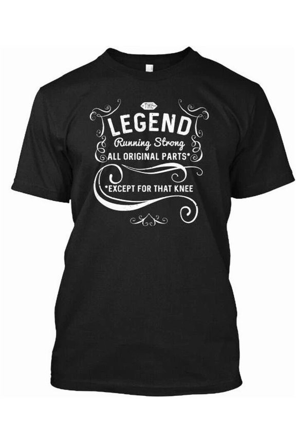 Mostly Original Parts Funny Knee Replacement Surgery T-Shirt Made In USA S-5XL