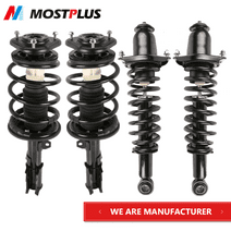 Mostplus 4PCS Complete Shock Struts & Coil Spring Assembly for 03-08 Toyota Corolla 1.8L