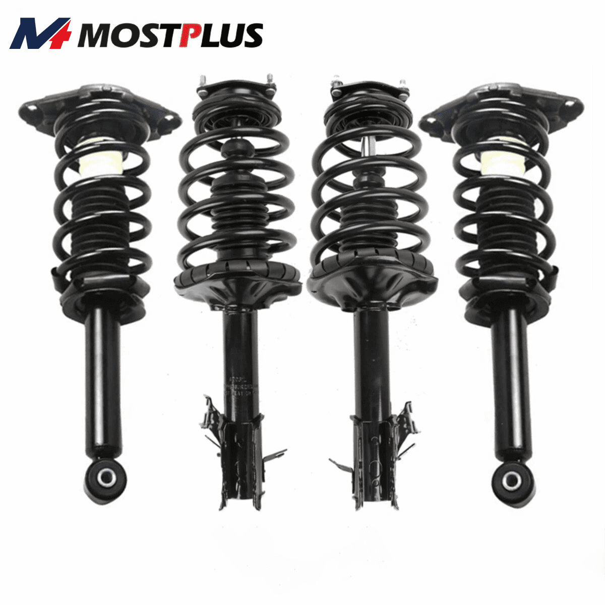 MOSTPLUS Front & Rear Complete Struts w/ Coil Spring Assembly for 2002-2006 Nissan Sentra