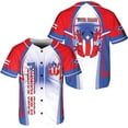thumbnail image 1 of Mostprints Personalized Puerto Rico Baseball Shirt, Customized Team Name Puerto Rican Baseball Jersey for Men and Women S-5XL (5XL), 1 of 3