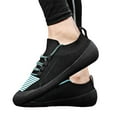 thumbnail image 1 of Mostsola Barefoot Shoes Women Men Lace up Walking Shoes Comfort Knit Wide Low Top Sneakers, 1 of 9