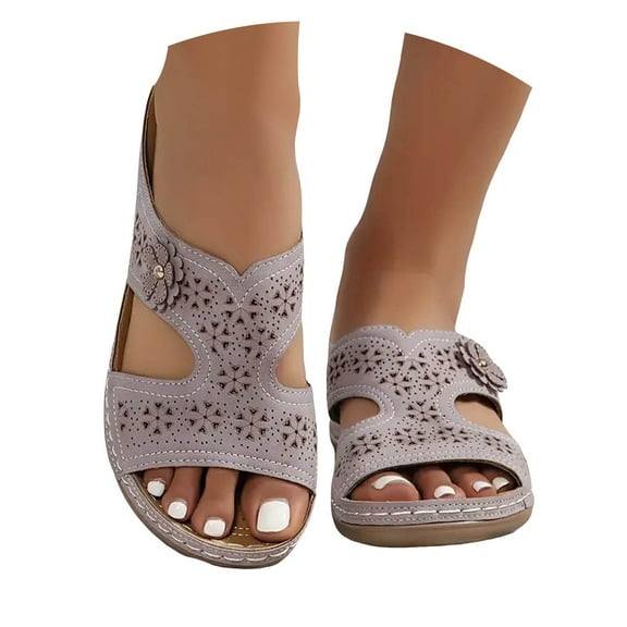 Mostsola Bohemian Sandals for Women 2025 Casual Slippers Comfortable Slides Open Toe Beach Shoes