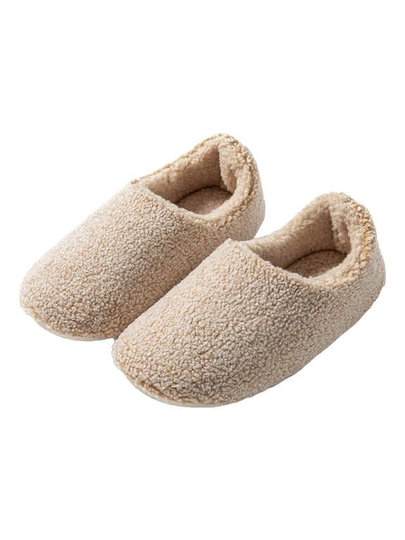 Booties Slippers for Women Comfort Wide Width Cozy Slip on Shoes Casual Plush House Shoes