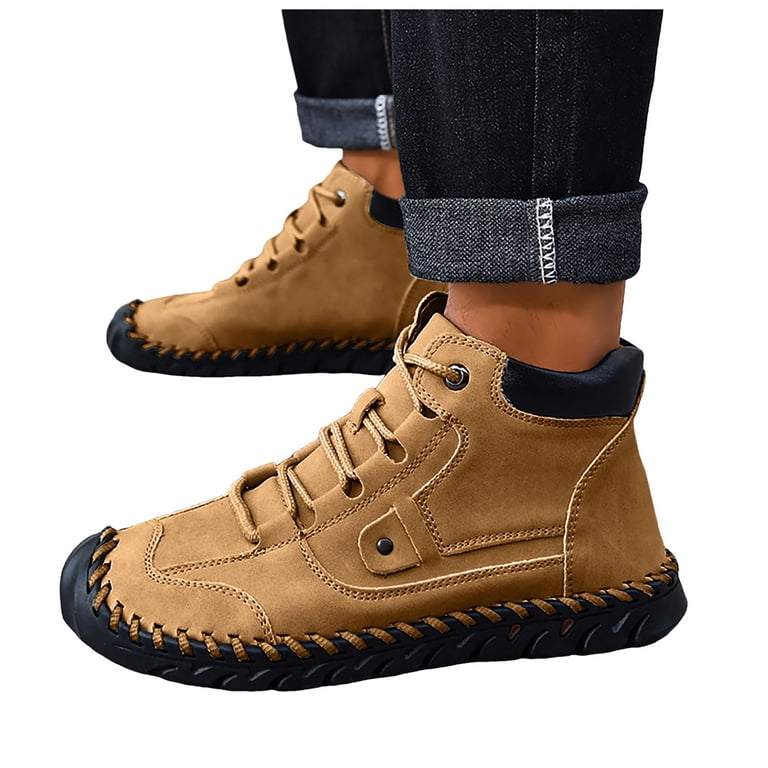 Tan and Black Outdoor Boots with Ankle Support Columbia Mens Lightweight Hiking Boots – BigShoes main image 3