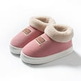 thumbnail image 1 of Mostsola Boots for Women Cozy Fuzzy Memory Foam House Slipppers Casual Indoor Slip on Shoes, 1 of 4