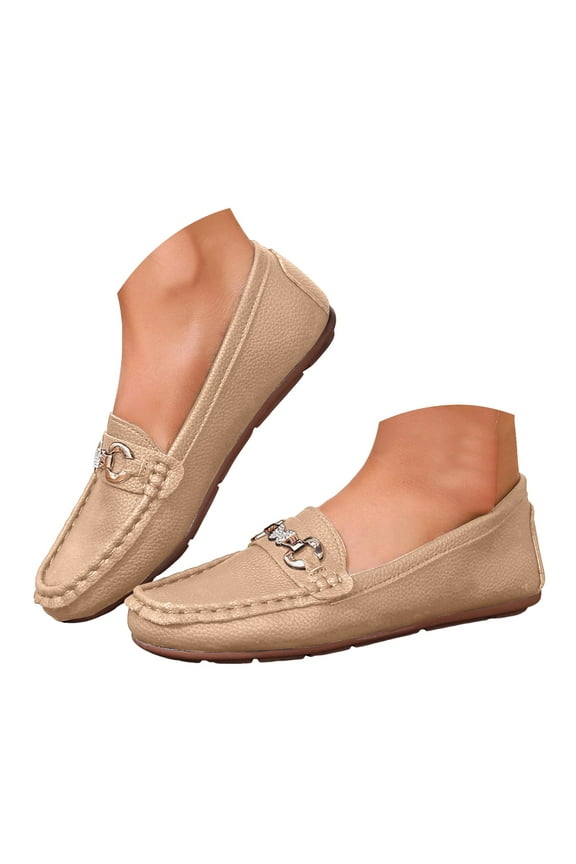 Classic Penny Loafers for Women Fashion Chain Driving Flats Shoes Moccasins Women Shoes