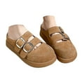 thumbnail image 1 of Mostsola Clogs for Women Cork Footbed Sandals Platform Mules Double Buckle Slip on Shoes Slippers, 1 of 9