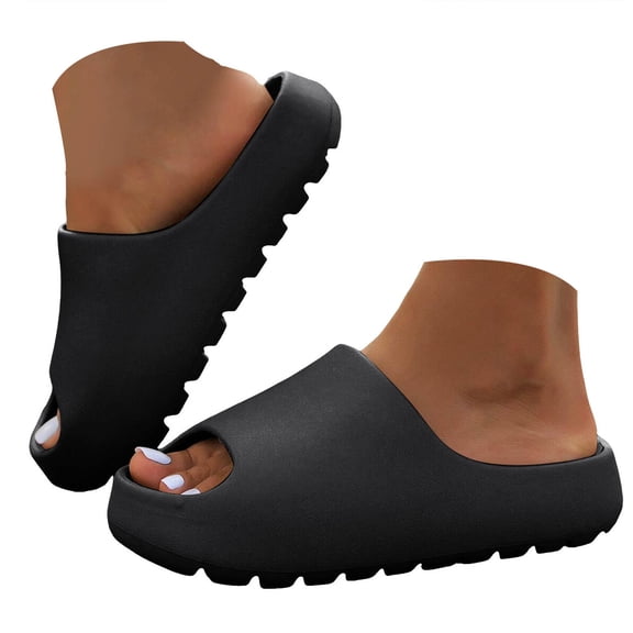 Mostsola Cloud Slides for Women Men Comfort Pillow Slippers Non-Slip Open Toe Platform Sandals