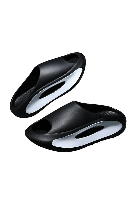 Cloud Slides for Women Men Peep Toe Pillow Slippers Platform Cushion Slip on House Shoes