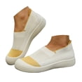 thumbnail image 1 of Mostsola Flats for Women Breathable Slip on Barefoot Sneakers Casual Knit Mesh Loafers Dress Shoes, 1 of 8