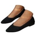 thumbnail image 1 of Mostsola Flats for Women Pointed Toe Knit Ballet Shoes Comfortable Slip on Dressy Flat Shoes, 1 of 8