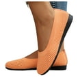 thumbnail image 1 of Mostsola Flats for Women Slip on Ballet Flats Shoes Business Casual Knitted Mesh Dress Shoes, 1 of 9