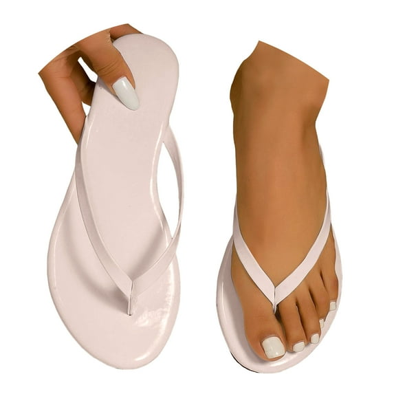 Mostsola Flip Flops for Women Flat Sandals Slip on Slippers Casual Trendy Summer Dress Shoes