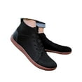 thumbnail image 1 of Mostsola High Top Barefoot Shoes Women Men Lace up Walking Shoes Comfort Knit Wide Toe Sneakers, 1 of 9