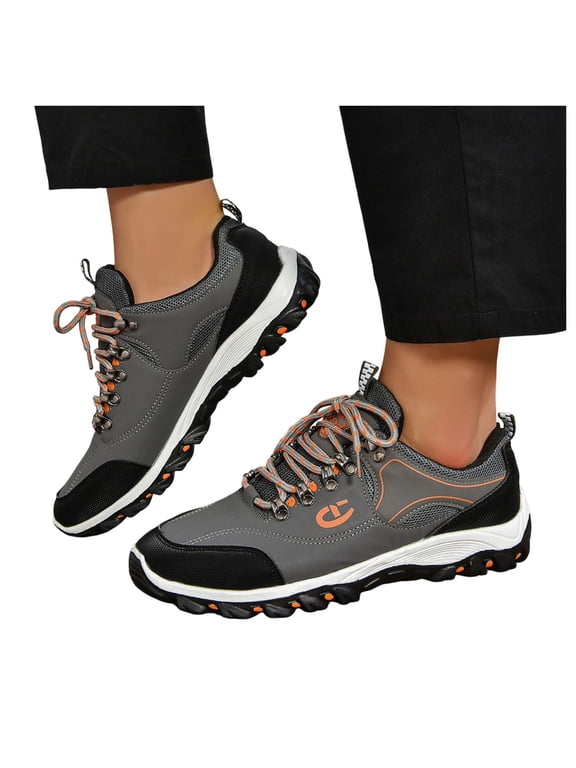 Hiking Shoes Mens Sneakers Waterproof Running Shoes Outdoor Workout Camping Tennis Shoes