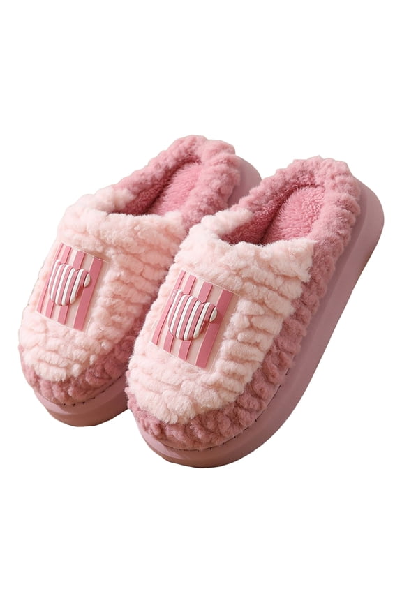House Slippers for Women Platform House Shoes Memory Foam Indoor Outdoor Slip on Shoes