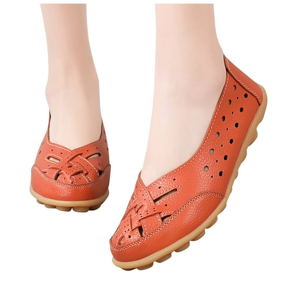Mostsola Loafers for Women Hollow out Flats Shoes Comfortable Walking Shoes Moccasins Driving Shoes