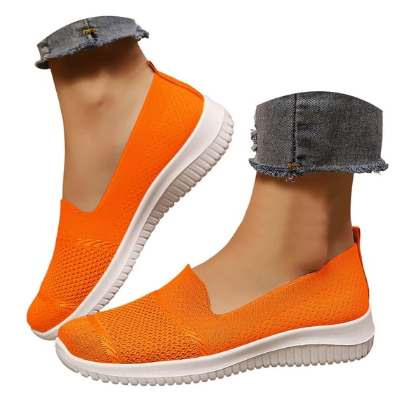 Mostsola Loafers for Women Lightweight Knit Mesh Sneakers Slip on Walking Shoes Summer Sandals