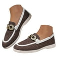 thumbnail image 1 of Mostsola Loafers for Women Slip on Canvas Shoes Fashion Sneakers Lightweight Casual Flats Shoes, 1 of 9