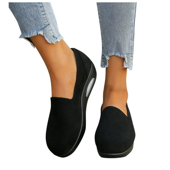 Mostsola Loafers for Women Slip on Shoes Casual Sneakers Non-slip Walking Shoes Athletic Shoes