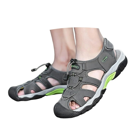 Mostsola Mens Hiking Sandals Closed Toe Arch Suppurt Athletic Shoes Comfortable Casual Water Shoes