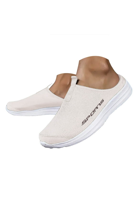 Mules for Women Men Breathable Mesh Slippers Slip on Non-Slip Slides Comfort Sandals