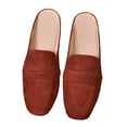 thumbnail image 1 of Mostsola Mules for Women Slip on Suede Penny Loafers Closed Toe Slides Shoes Backless Flats, 1 of 6
