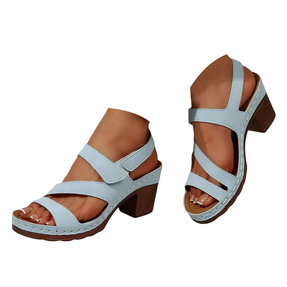 Mostsola Open Toe Sandals for Women 2025 Fashion Gladiator Sandals Hollow Out Slingback Heels Pumps