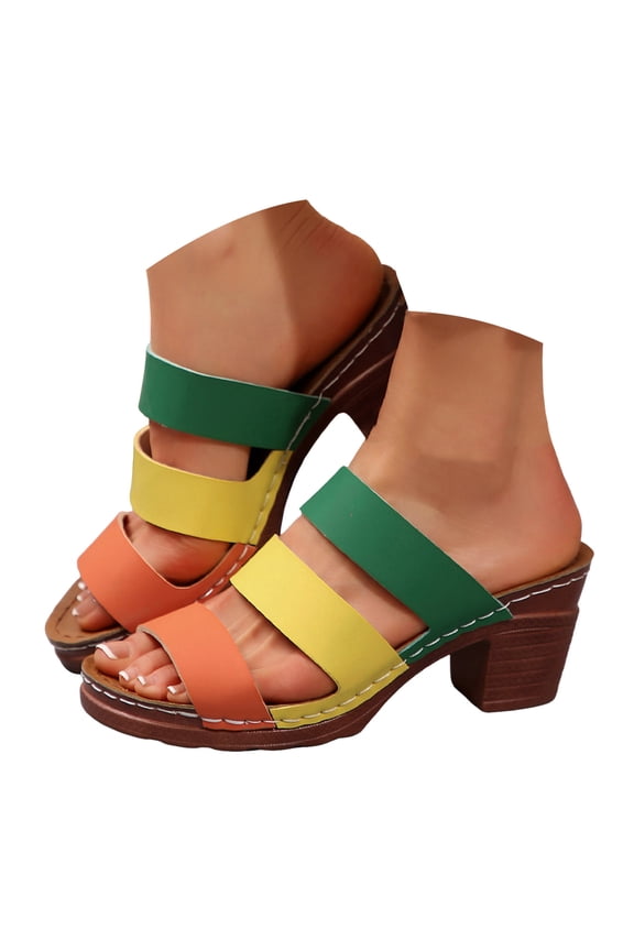 Open Toe Sandals for Women 2025 Fashion Gladiator Sandals Hollow Out Strappy Heels