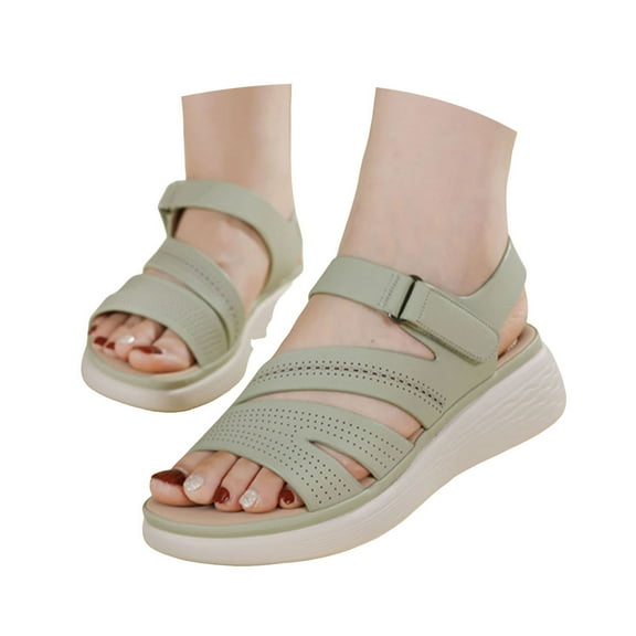 Mostsola Orthopedic Sandals for Women Open Toe Soft Sole Wedges Casual Walking Shoes