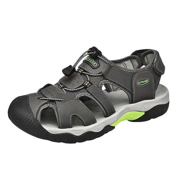 Mostsola Outdoor Sport Sandals for Men Closed Toe Hiking Athletic Lightweight Trail Walking Water Shoe