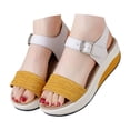 thumbnail image 1 of Mostsola Platform Sandals Women Arch Support Wedge Sandals Adjustable Open Toe Walking Shoes, 1 of 7