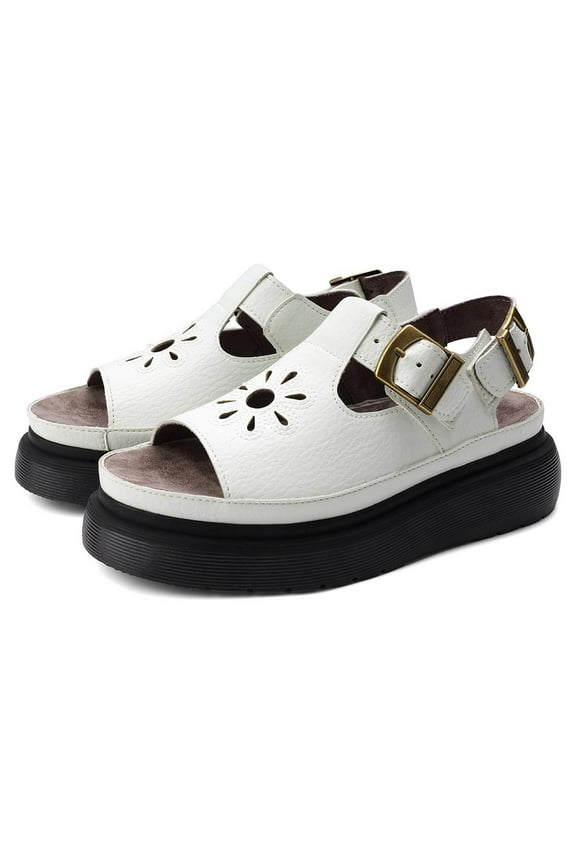 Platform Sandals for Women 2025 Retro Bohemian Slingback Flats Comfort Footbed Beach Shoes