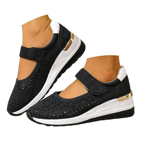 Mostsola Platform Sandals for Women 2025 Wedge Sneakers Mary Jane Shoes Adjustable Walking Shoes