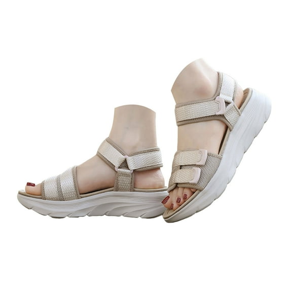 Mostsola Platform Sandals for Women Adjustable Wide Width Athletic Outdoor Water Beach Shoes